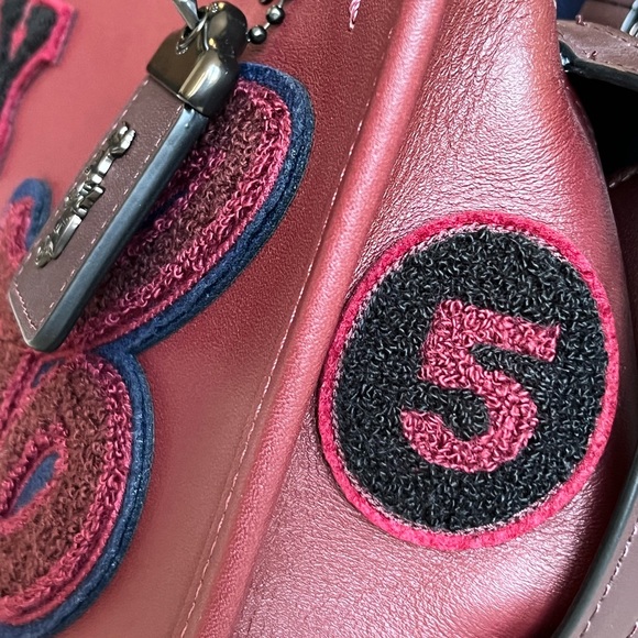 💰SOLD - CG214 - Coach Rogue 25 with Varsity Patches - Picture 6 of 16